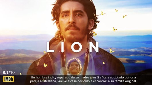Lion: Un Camino a Casa (Lion, 2016)